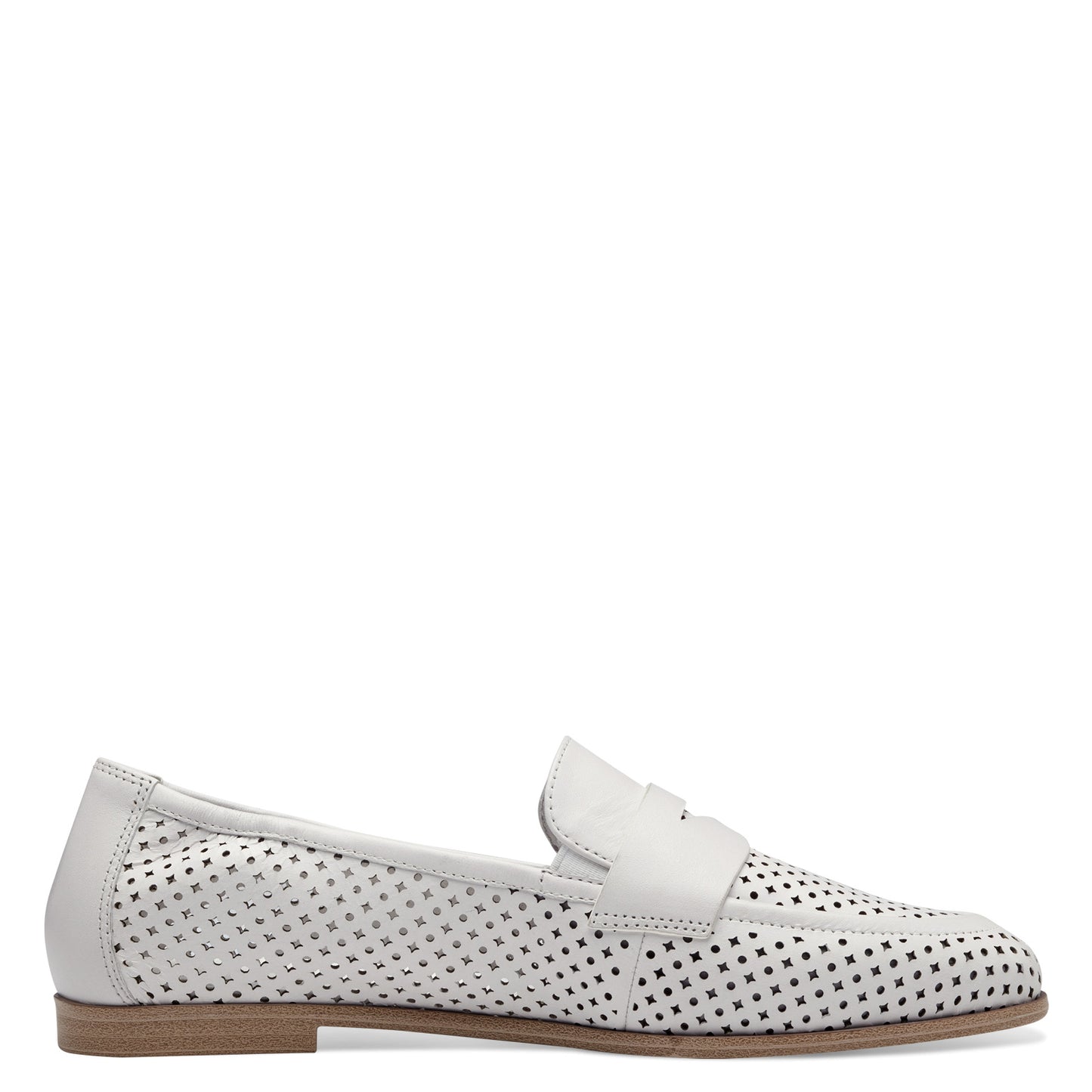 Tamaris - Mocassin Blanc Motifs Cuir 24210-42-110