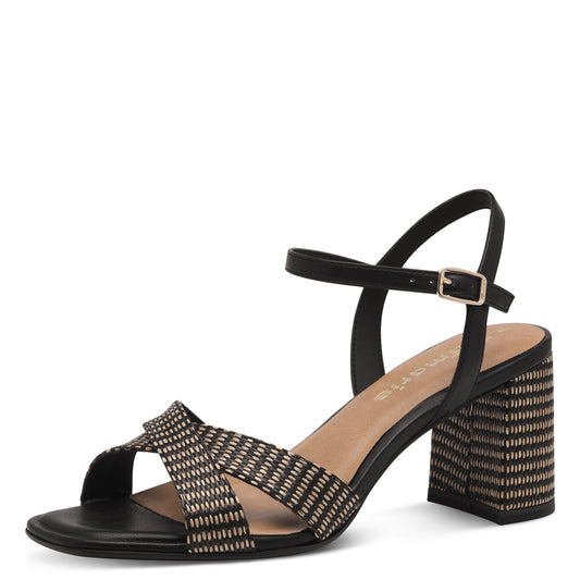 tamaris-sandale-noir-marron-28320-44-098