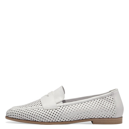 Tamaris - Trotteur Blanc Motifs Cuir 24210-42-110