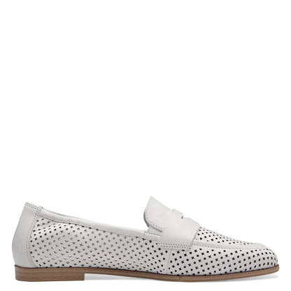 Tamaris - Trotteur Blanc Motifs Cuir 24210-42-110