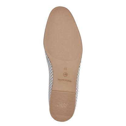 Tamaris - Trotteur Blanc Motifs Cuir 24210-42-110