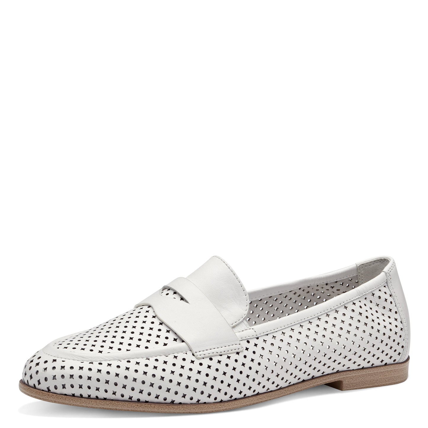 Tamaris - Trotteur Blanc Motifs Cuir 24210-42-110